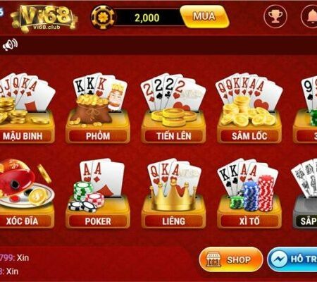 Game bài online uy tín và chất lượng tại sân chơi Vi68