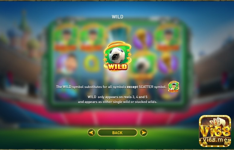 Biểu tượng Wild quả bóng giúp thay thế biểu tượng