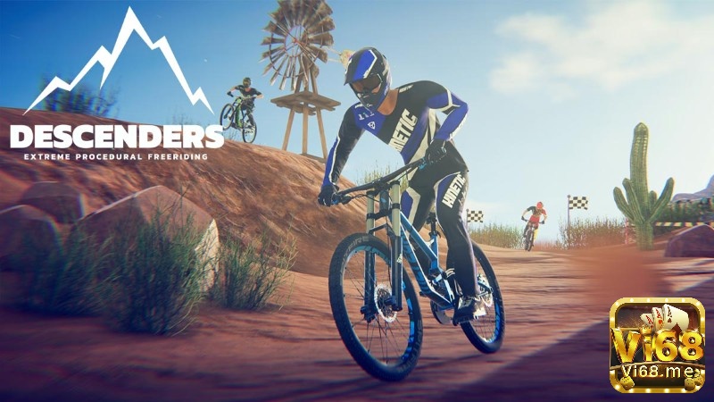 Game đua xe Descenders thường tập trung vào những chiếc xe đạp địa hình 