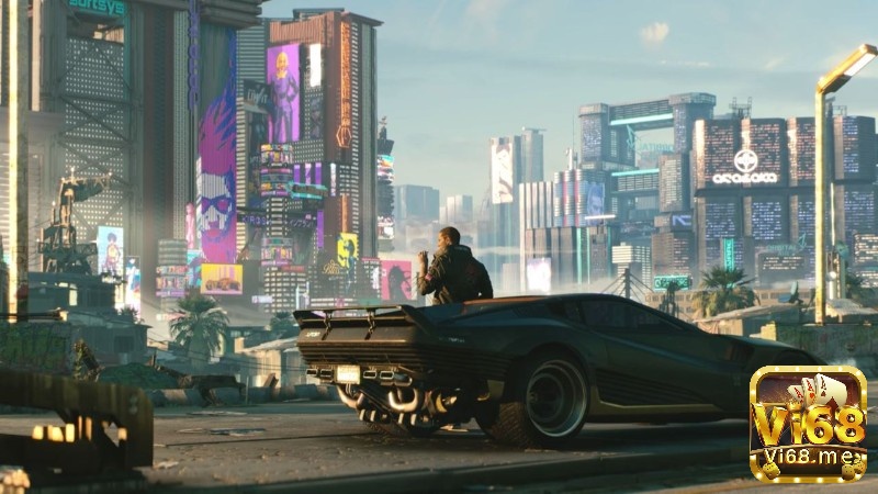 Thế giới tương lai đầy màu sắc trong Cyberpunk 2077