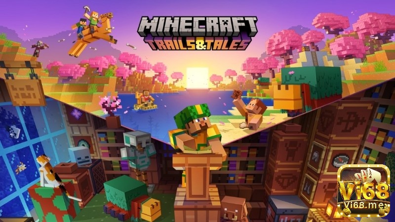 Không gian 3D của Minecraft giúp bạn cảm nhận sự chuyển động của sinh vật và vẻ đẹp hùng vĩ của thiên nhiên trong thế giới này