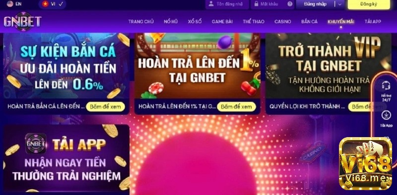 Đặc điểm nổi bật của nhà cái gnbet