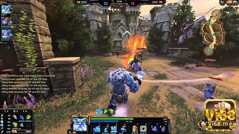 SMITE là MOBA góc nhìn thứ ba với lối chơi hành động đầy kịch tính