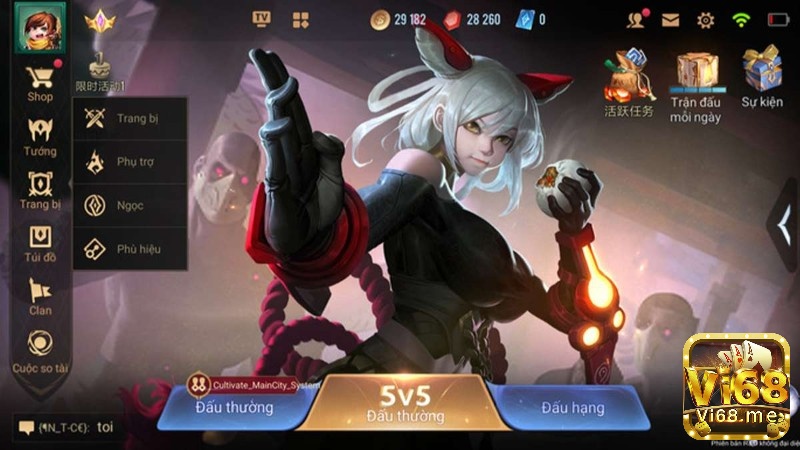 Làm quen giao diện game để bắt đầu chơi hiệu quả hơn