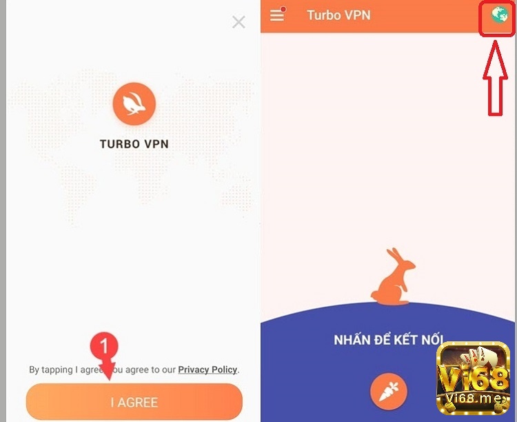 Mở TURBO VPN