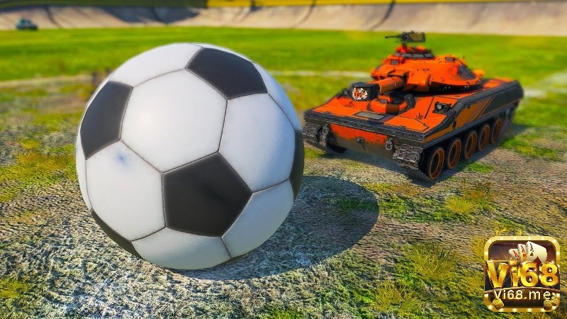 Trò chơi Tank Soccer Battle mang đến những trận đấu kịch tính với xe tăng